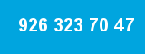 926 323 70 47 926 323 70 47